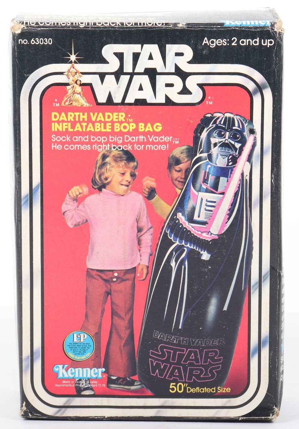 Boxed Kenner Star Wars Darth Vader Inflatable Bop Bag