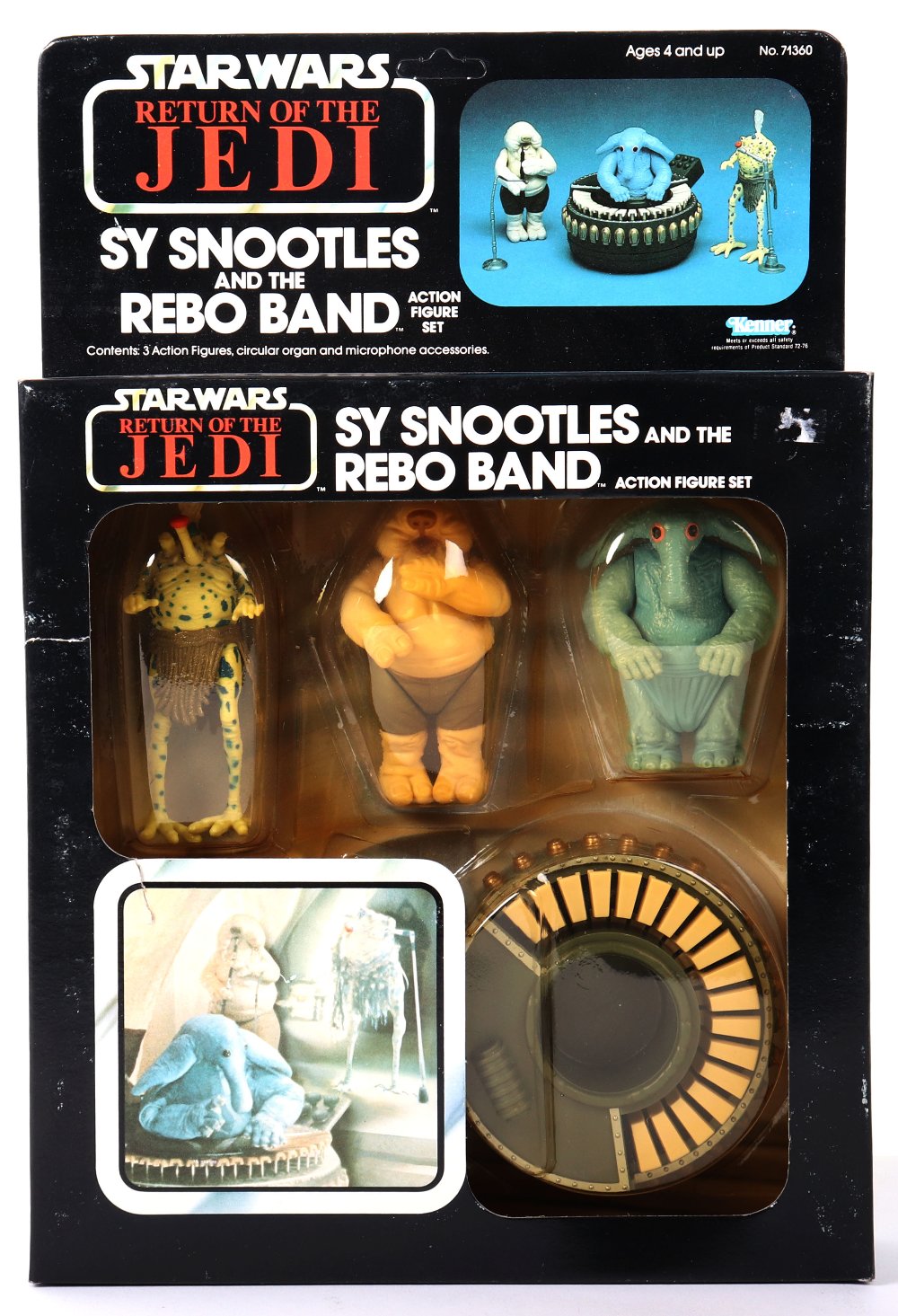 Vintage Kenner Star Wars Return of The Jedi Sy Snootles and the Rebo Band Action Figure Set