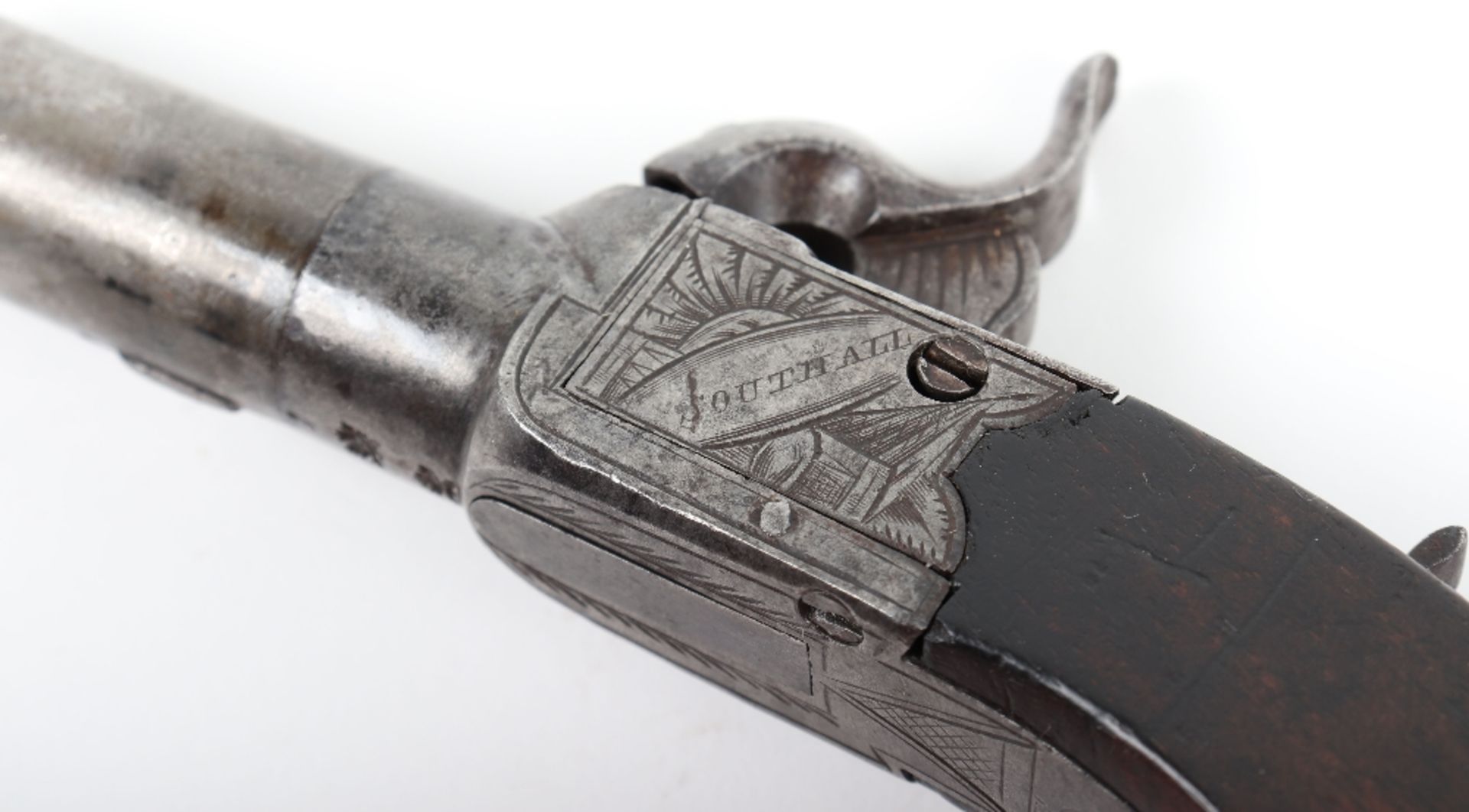 Boxlock Percussion Pocket Pistol c.1830 - Image 8 of 8