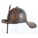 17th Century ‘Dutch Pot’ Lobster Tail Helmet