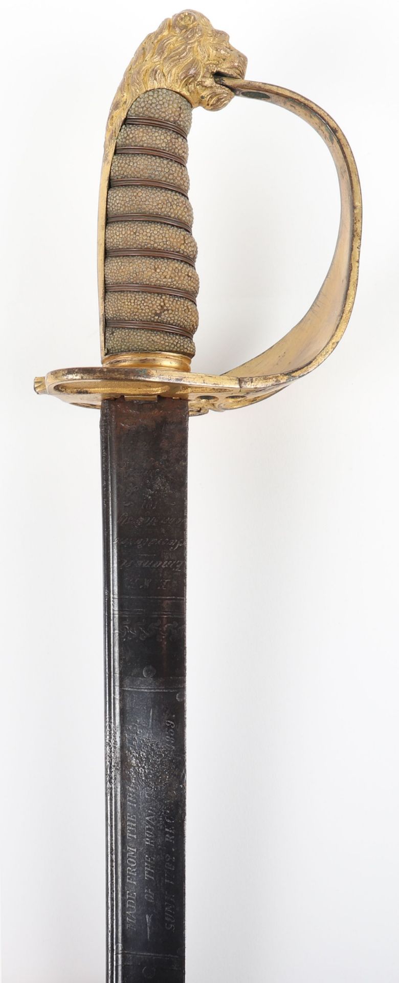 Historically Interesting Royal Navy Officer’s Presentation Sword c.1850 - Image 18 of 18