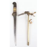Afghan/Pathan Dagger Pesh Kabz, 19th Century