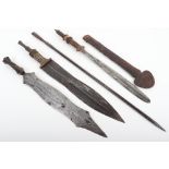3x Assorted 19th Century African Tribal Knives