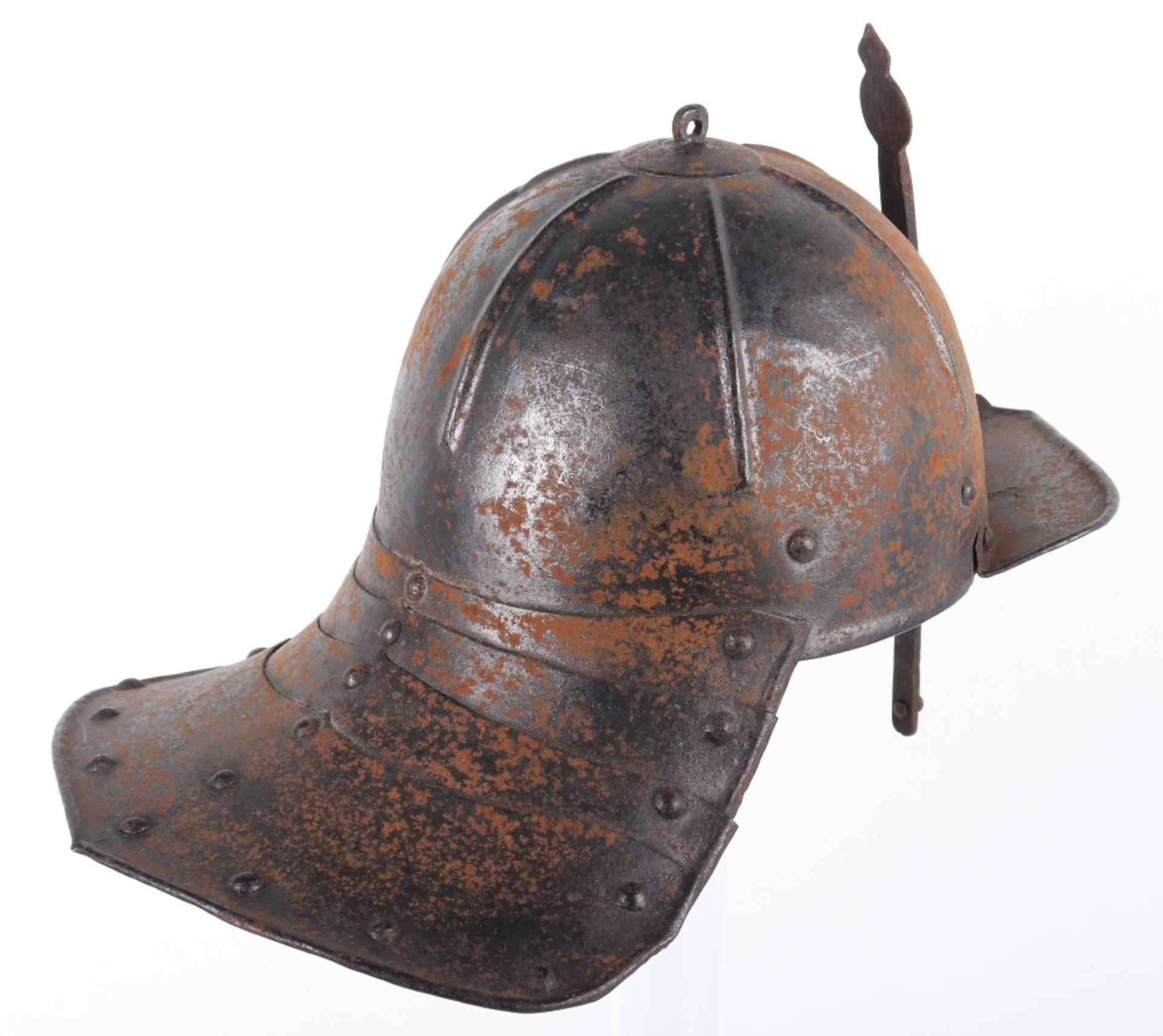 17th Century ‘Dutch Pot’ Lobster Tail Helmet - Image 3 of 11