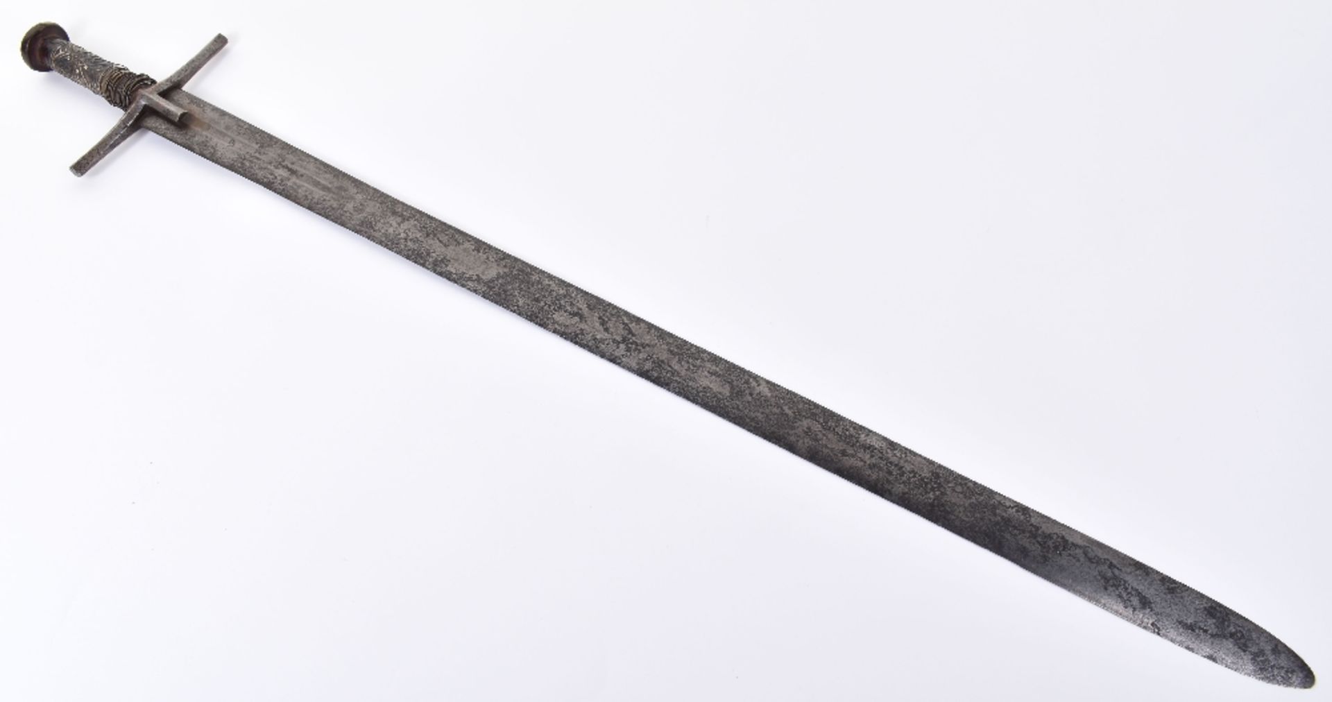 Sudanese Broad Sword Kaskara, Late 19th Century - Image 6 of 7