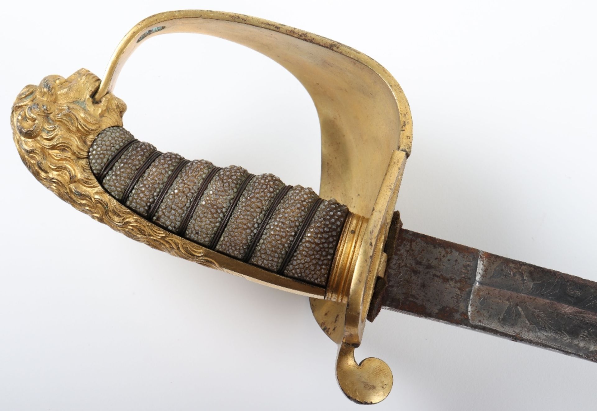 Rare Royal Navy Officer’s Victorian 1827 Pattern Sword with Lloyd’s Presentation c.1850 - Image 19 of 21