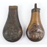 American Pistol-Size Copper Powder Flask