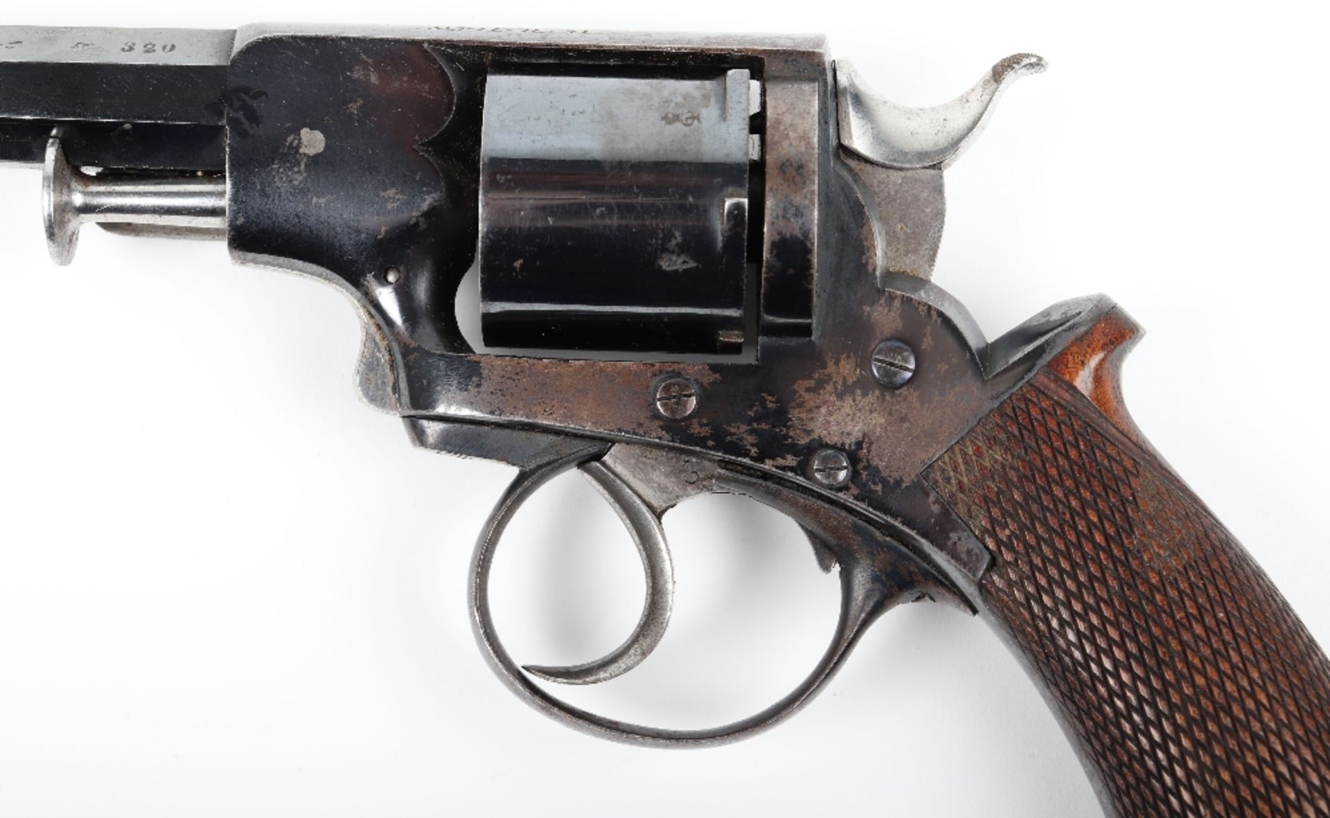 Fine 6 shot .320” Long Centrefire Double Action Revolver No.1719 - Image 5 of 8