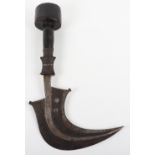African Mangbetu Sickle Sword