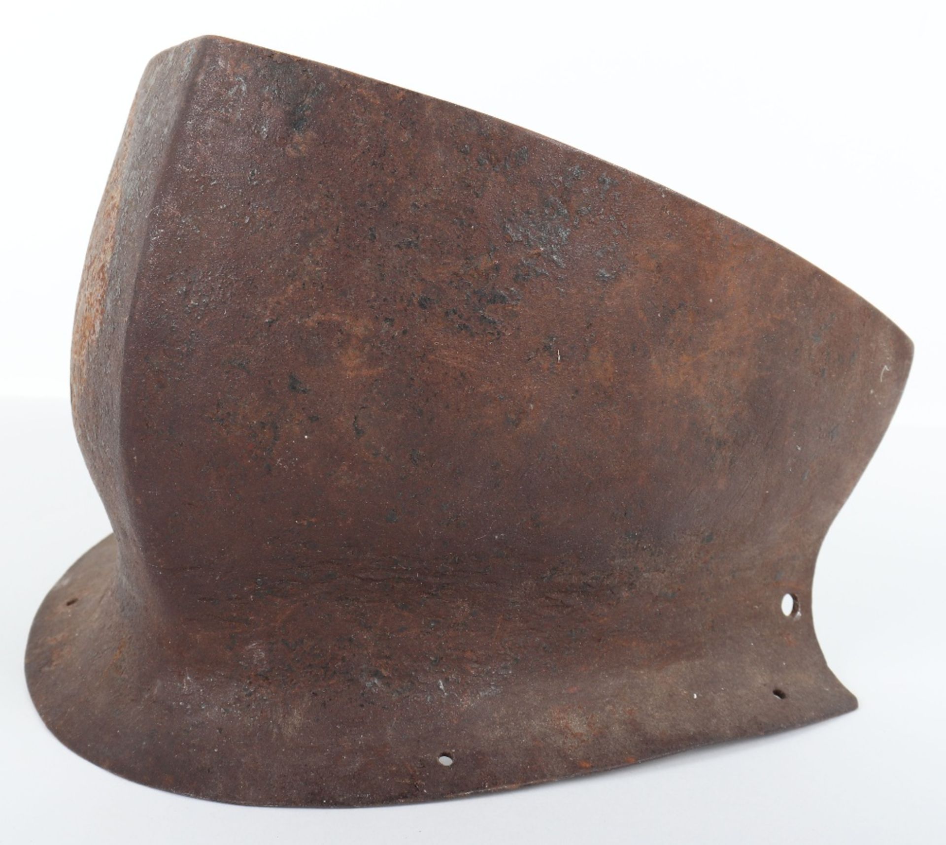 15th Century Style Steel Beevor Neck Guard for Wearing Below the Sallet Type Helmet - Image 2 of 6