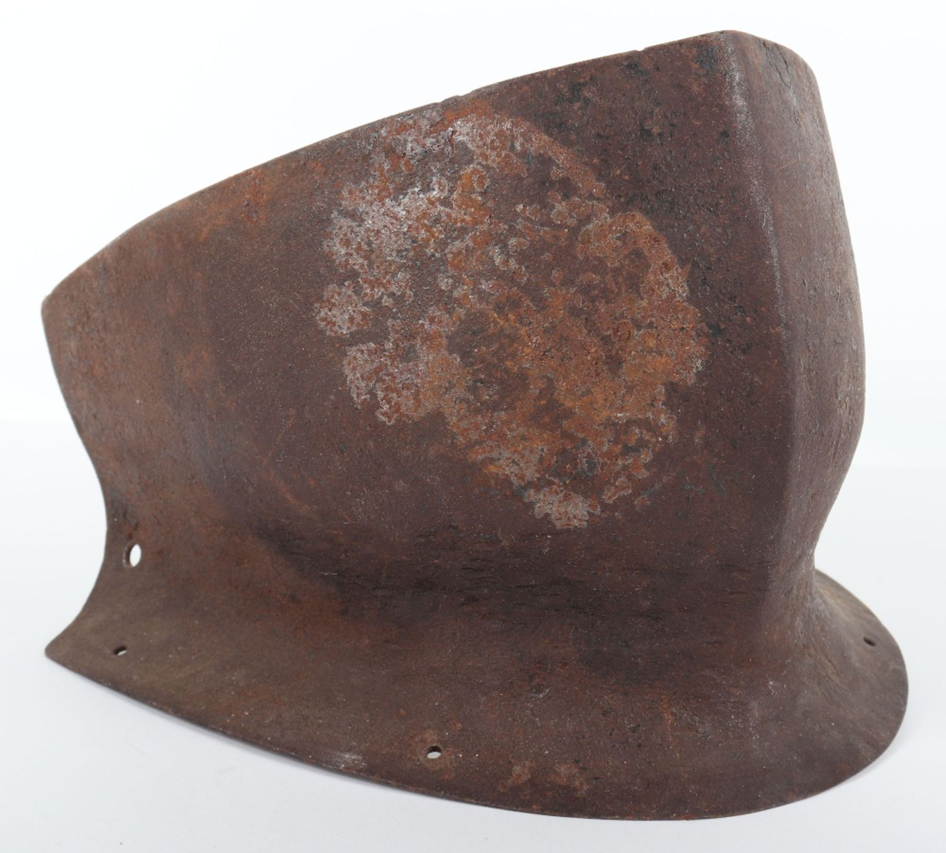 15th Century Style Steel Beevor Neck Guard for Wearing Below the Sallet Type Helmet - Image 3 of 6