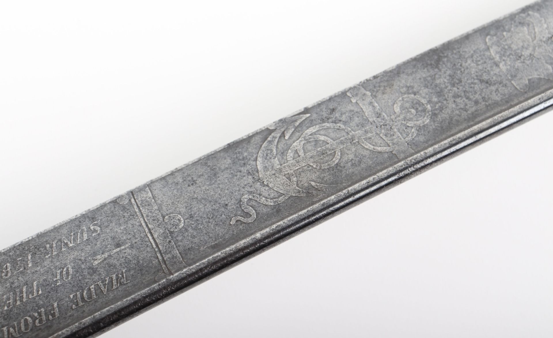 Historically Interesting Royal Navy Officer’s Presentation Sword c.1850 - Image 12 of 18