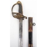 1845 Pattern Infantry Officers Sword by Wilkinson No. 7192