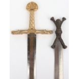Well-Made Decorative Sword in Early Medieval Style