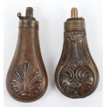 Pistol-Size Copper Powder Flask