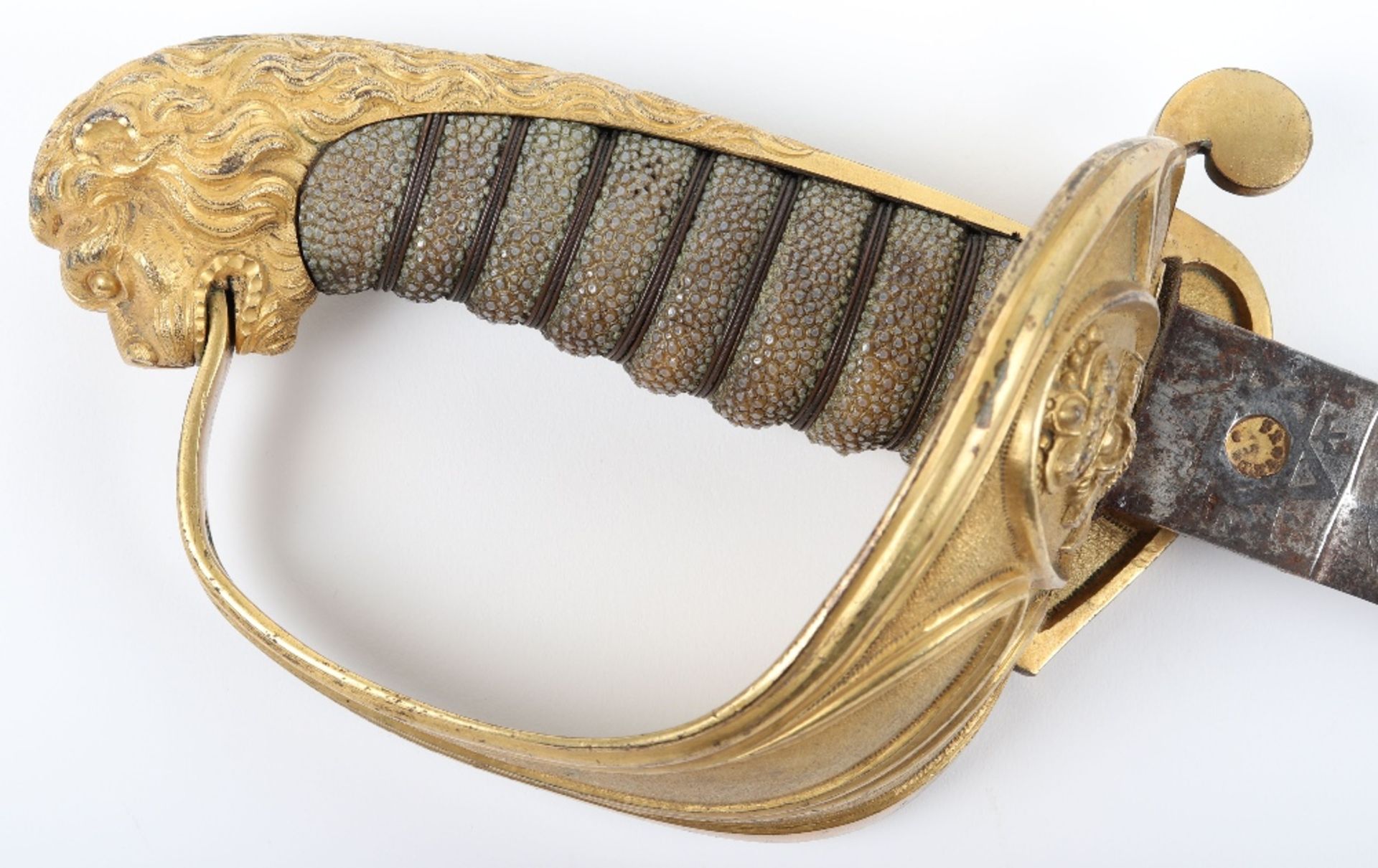 Rare Royal Navy Officer’s Victorian 1827 Pattern Sword with Lloyd’s Presentation c.1850 - Image 3 of 21