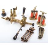 Assorted 12-bore Brass Cartridge Reloading Tools