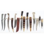 7x Assorted Oriental Knives and Daggers