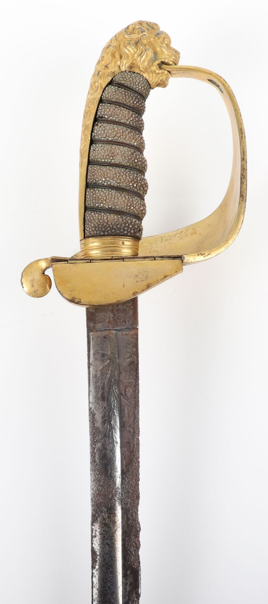 Rare Royal Navy Officer’s Victorian 1827 Pattern Sword with Lloyd’s Presentation c.1850 - Image 2 of 21
