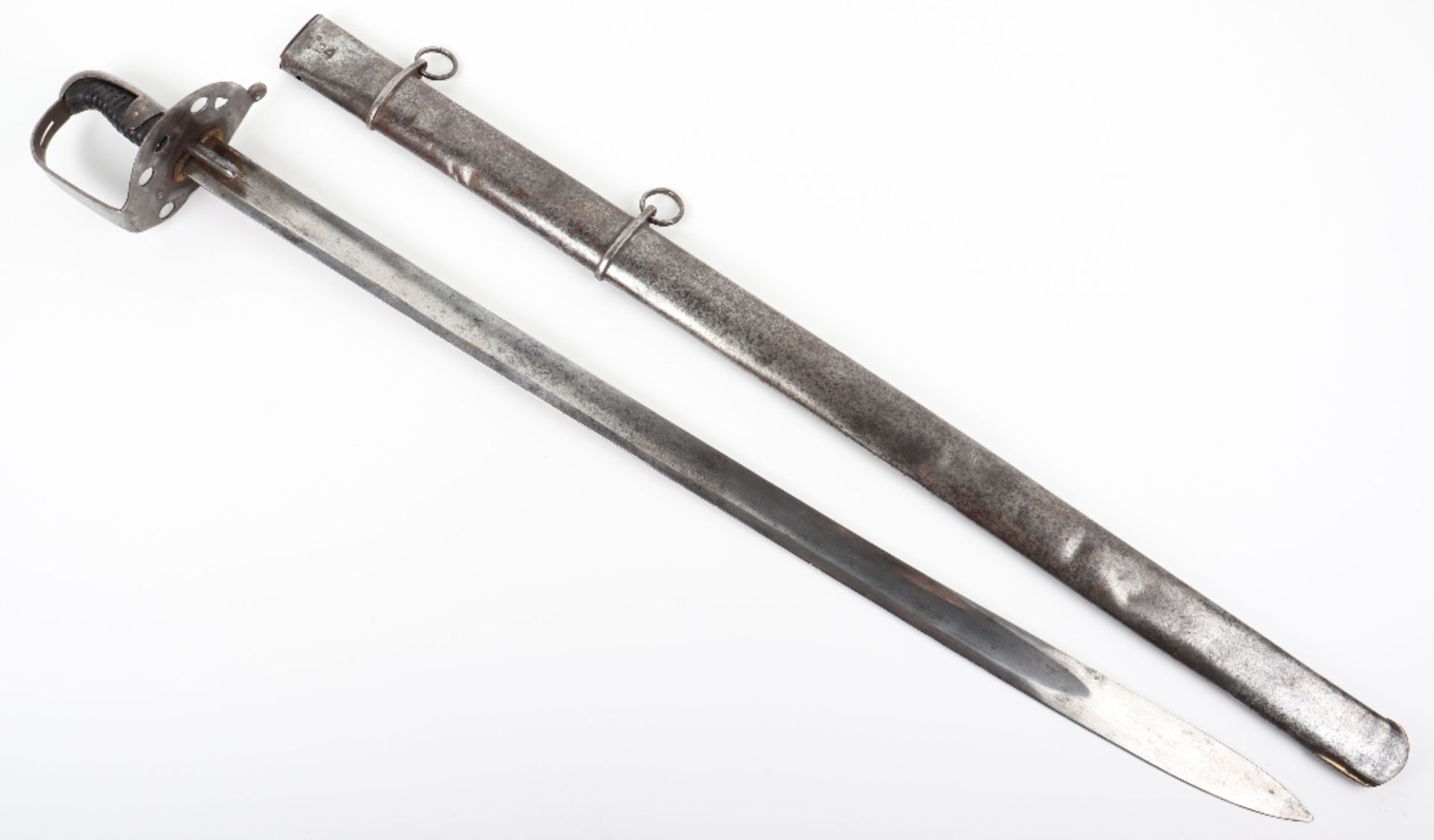 Rare Battle of Waterloo Period P.1796 Heavy Cavalry Trooper’s Sword Issued to the 6th Inniskilling D - Image 10 of 12