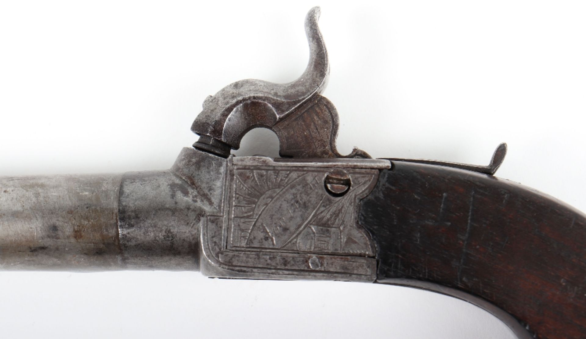 Boxlock Percussion Pocket Pistol c.1830 - Image 7 of 8