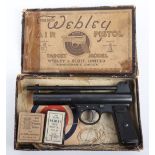 Good Scarce .177” Webley Mk2 Target Model Air Pistol, No.39364