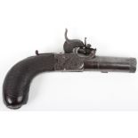 Boxlock ‘Top Hat’ Percussion Pocket Pistol c.1830