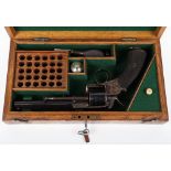 Scarce 6 Shot .442” Rimfire Single Action Webley 1864 (Design Registration) Revolver