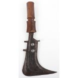 African Mangbetu Sickle Sword