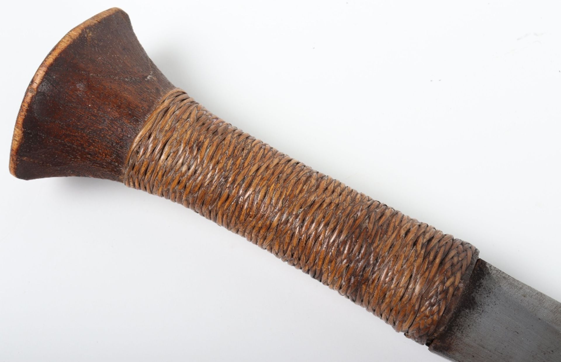 19th Century Burmese Naga Head Hunter’s Sword - Image 10 of 12