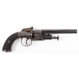 6 Shot 54-bore Self-Cocking Transitional Percussion Revolver