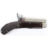 Combination .25” Rimfire Single Shot Knife Pistol by Unwin and Rogers