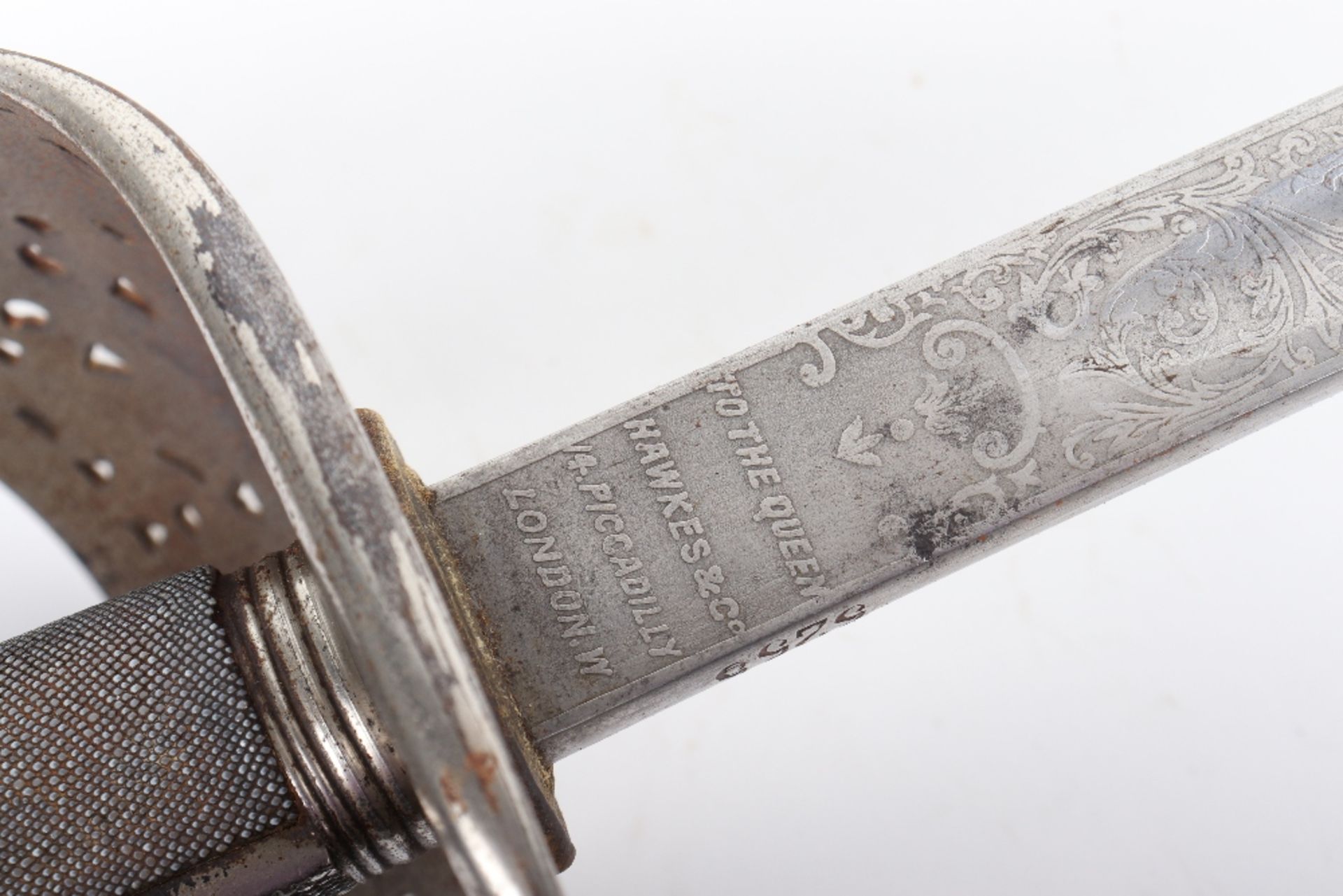 Victorian 1897 Pattern Infantry Officers Piquet Weight Sword - Image 10 of 15