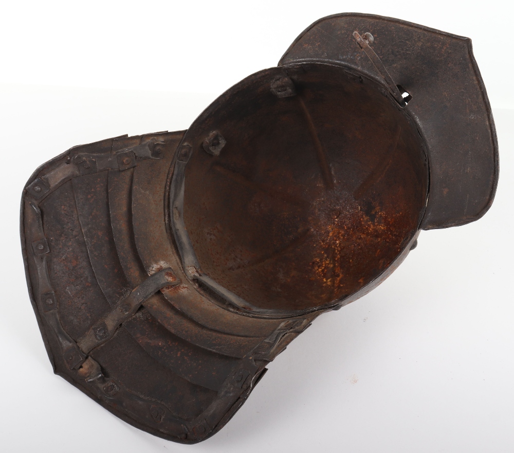 17th Century ‘Dutch Pot’ Lobster Tail Helmet - Image 9 of 11
