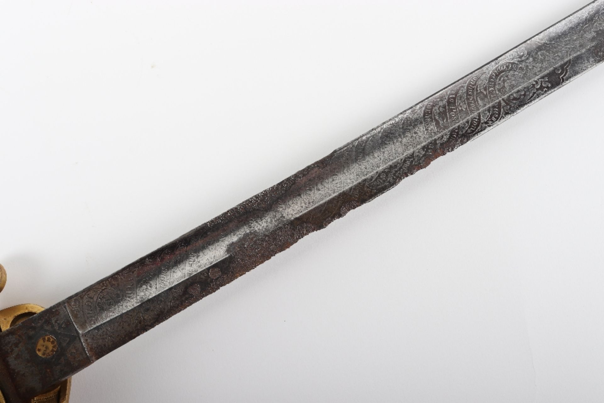 Rare Royal Navy Officer’s Victorian 1827 Pattern Sword with Lloyd’s Presentation c.1850 - Image 13 of 21