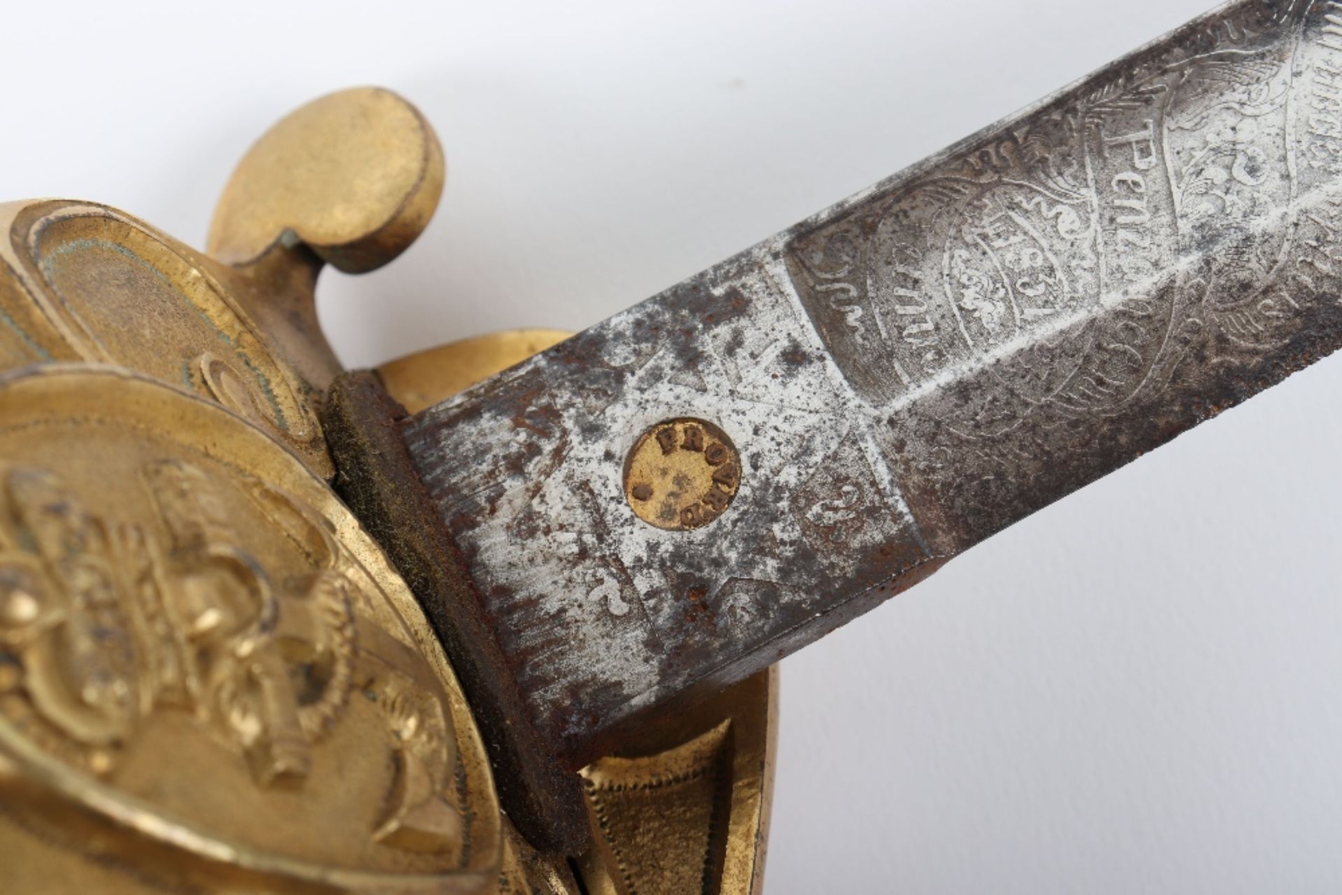 Rare Royal Navy Officer’s Victorian 1827 Pattern Sword with Lloyd’s Presentation c.1850 - Image 8 of 21