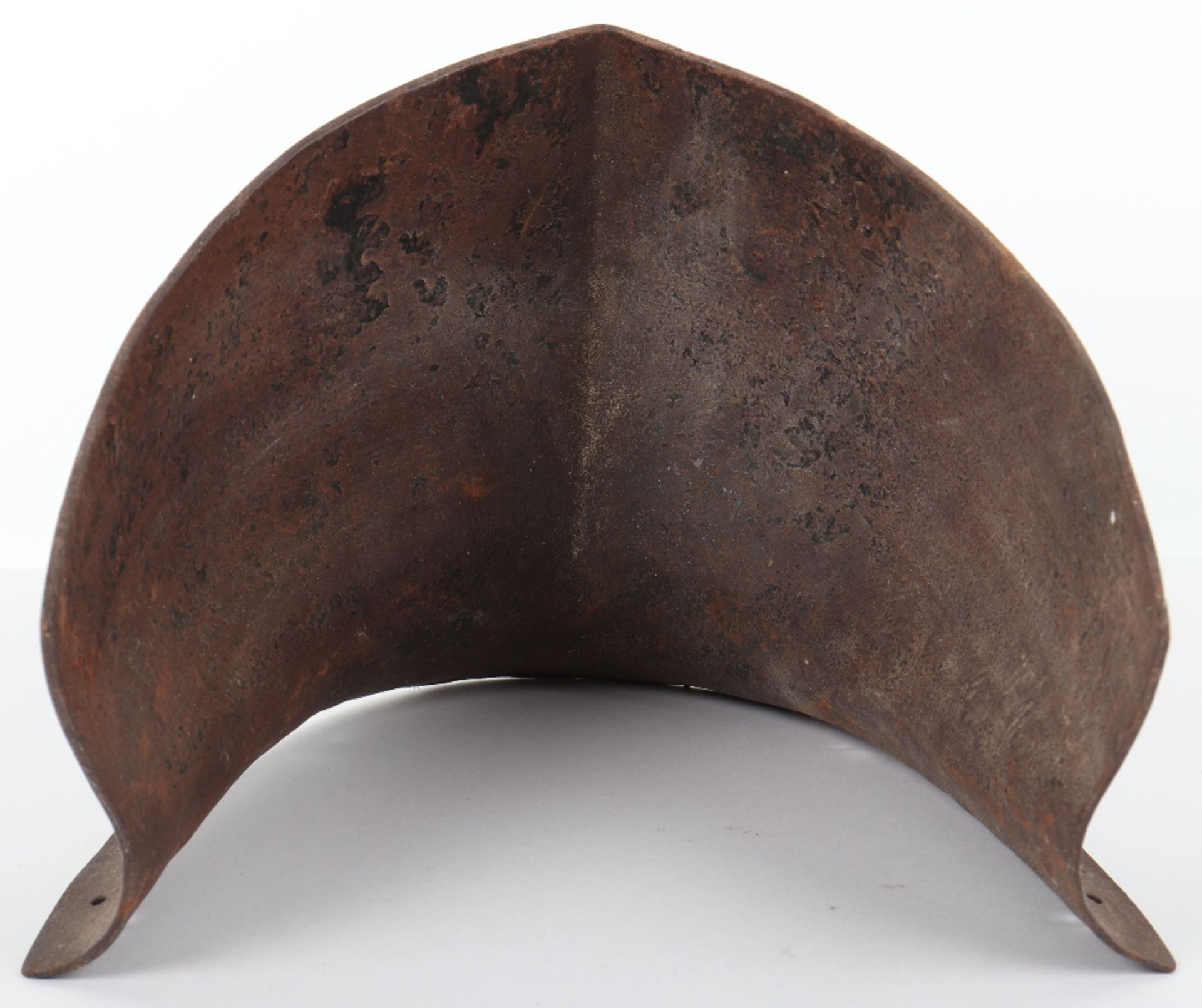 15th Century Style Steel Beevor Neck Guard for Wearing Below the Sallet Type Helmet - Image 6 of 6