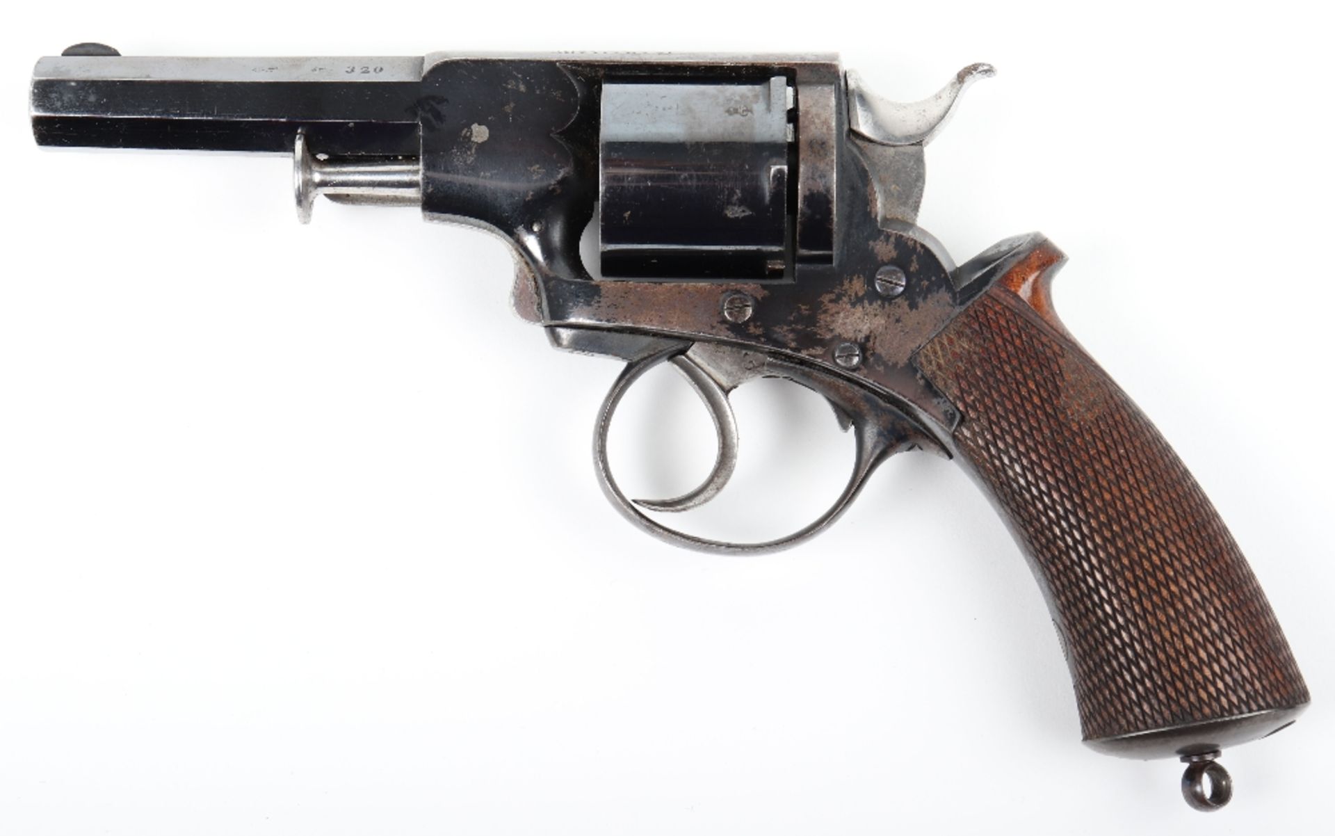 Fine 6 shot .320” Long Centrefire Double Action Revolver No.1719 - Image 4 of 8