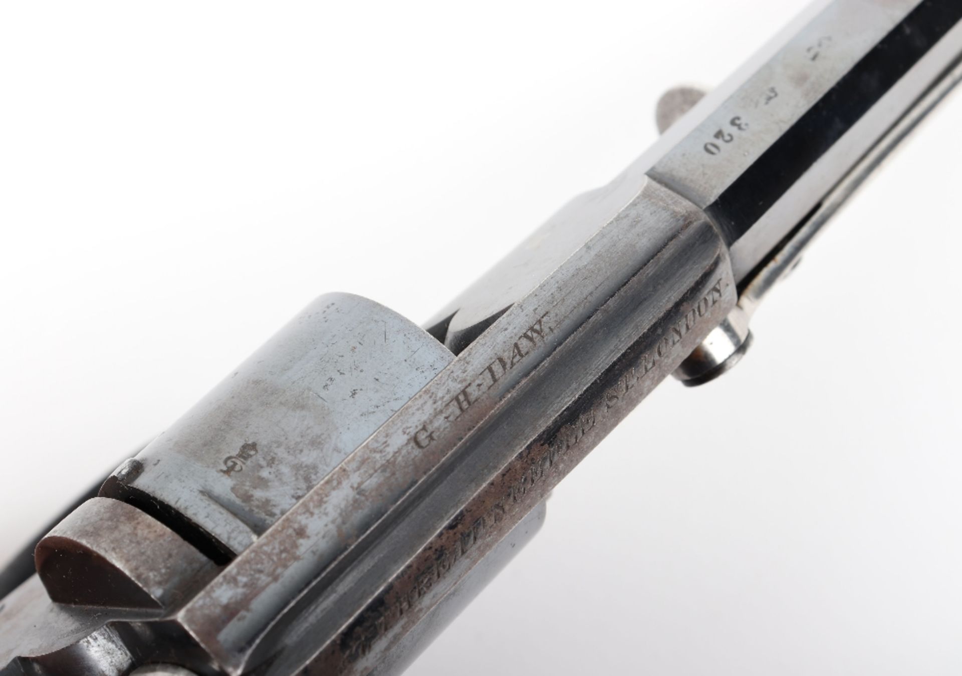 Fine 6 shot .320” Long Centrefire Double Action Revolver No.1719 - Image 7 of 8