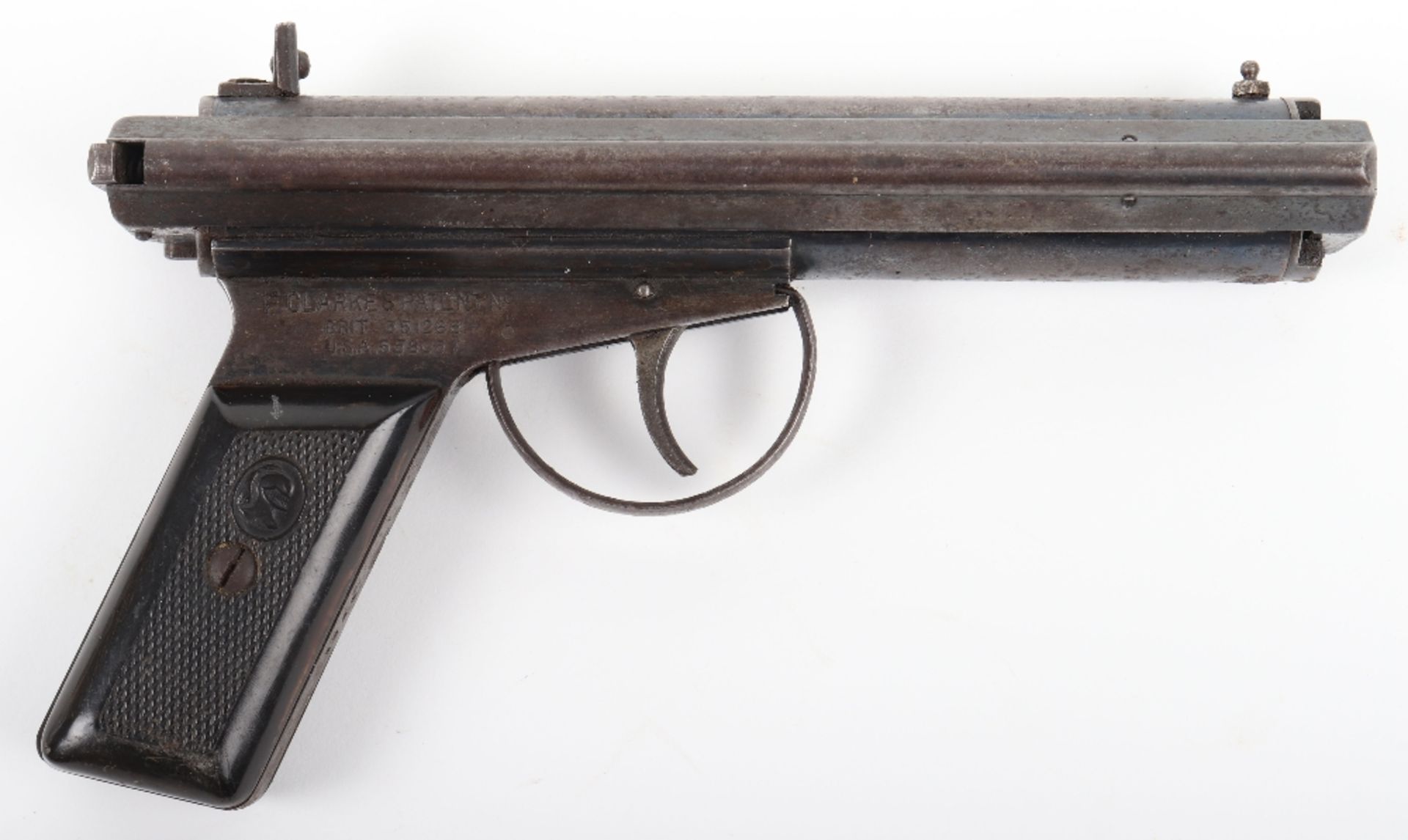 Scarce .22” Warrior Side-Lever Cocking Air Pistol No. 1921