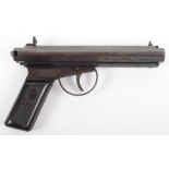 Scarce .22” Warrior Side-Lever Cocking Air Pistol No. 1921