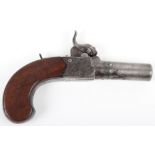 Boxlock Percussion Pocket Pistol c.1830