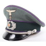 German Army Chaplains Peaked Cap