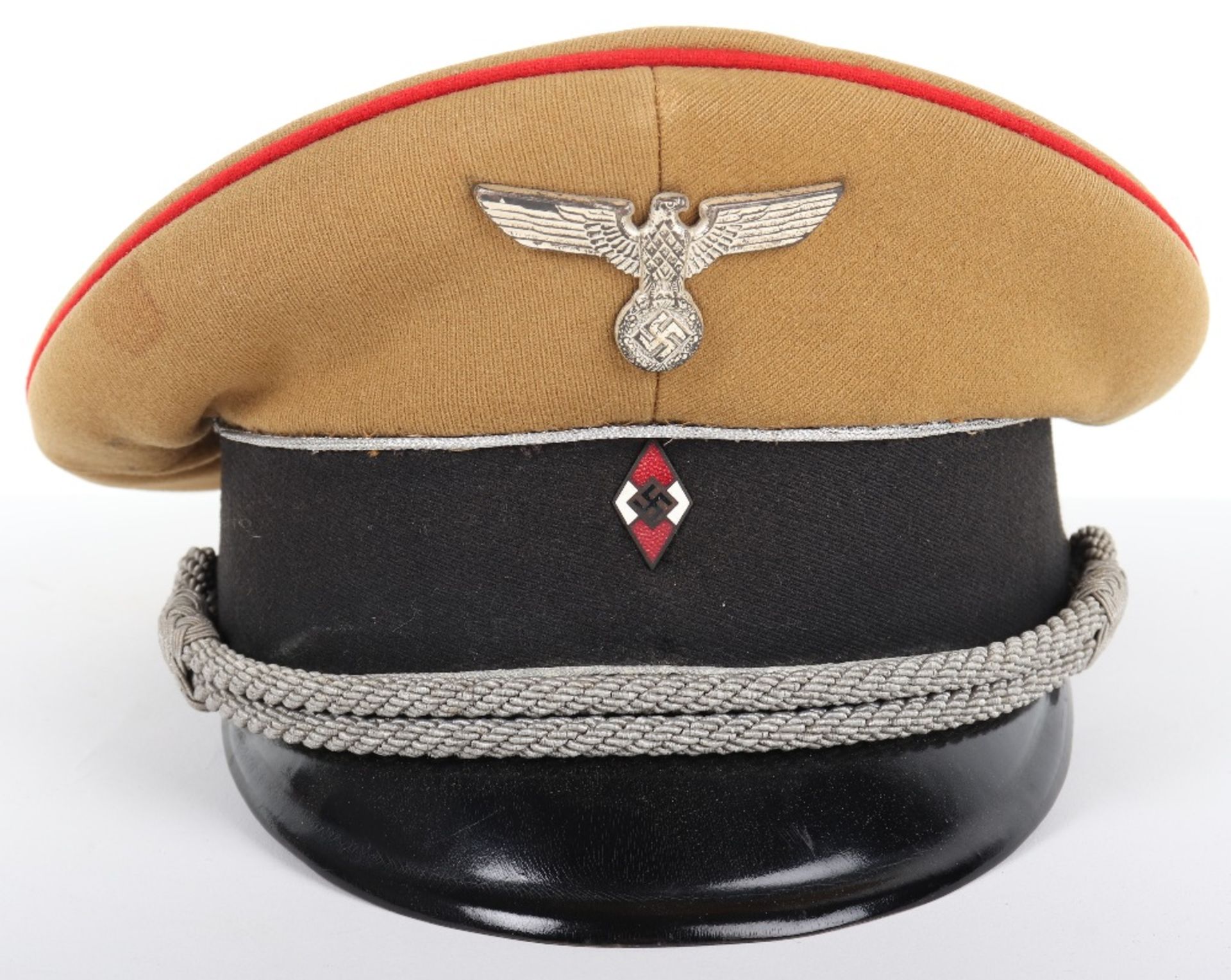 Third Reich Hitler Youth Leaders Peaked Cap
