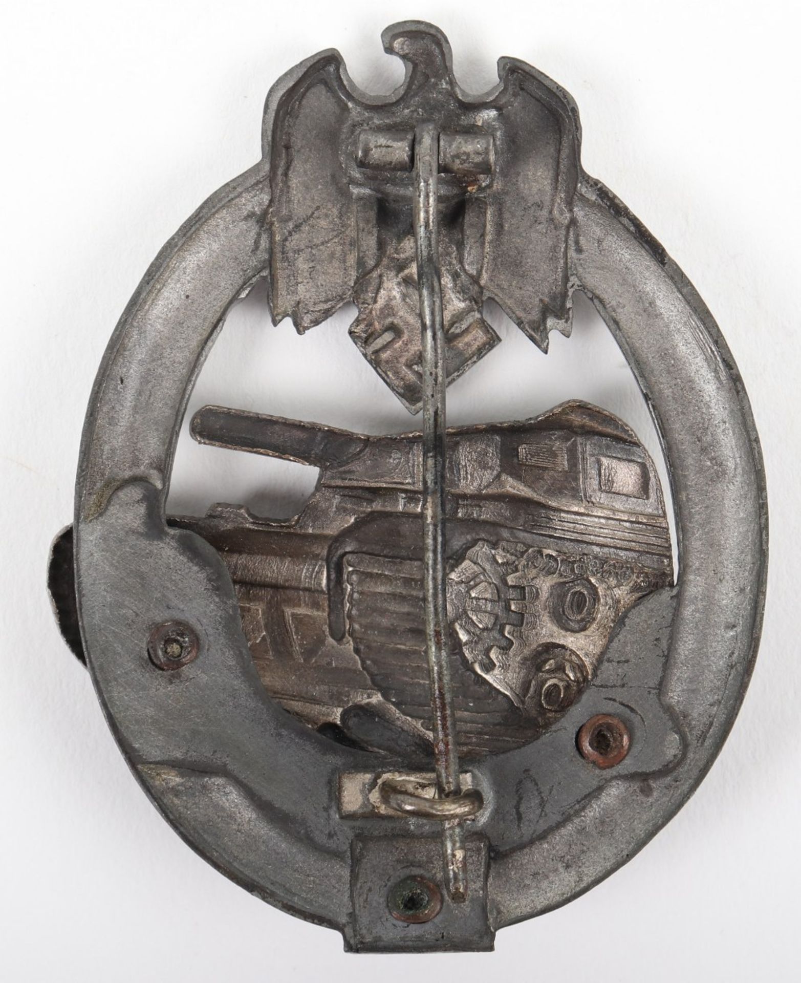 German Army (Heer) / Waffen-SS Panzer Assault Badge for 25 Engagements - Image 2 of 6