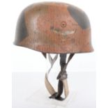 Luftwaffe Paratroopers Camouflaged Steel Helmet