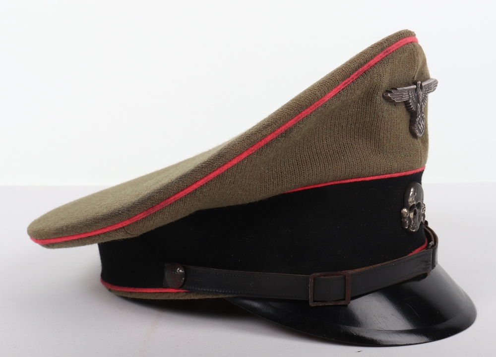 Waffen-SS Panzer NCO’s Peaked Cap - Image 3 of 6