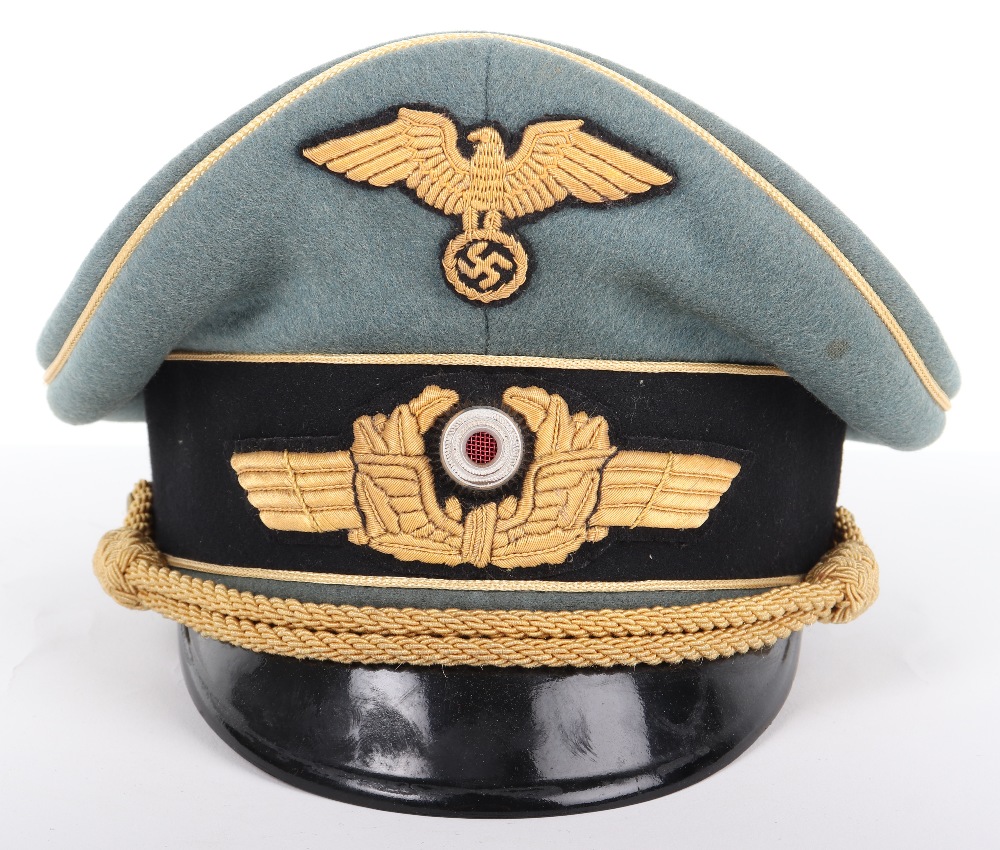 Third Reich Reichsbahn Generals Peaked Cap