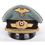 Third Reich Reichsbahn Generals Peaked Cap