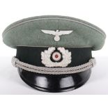 German Army Propaganda Company Officers Peaked Cap